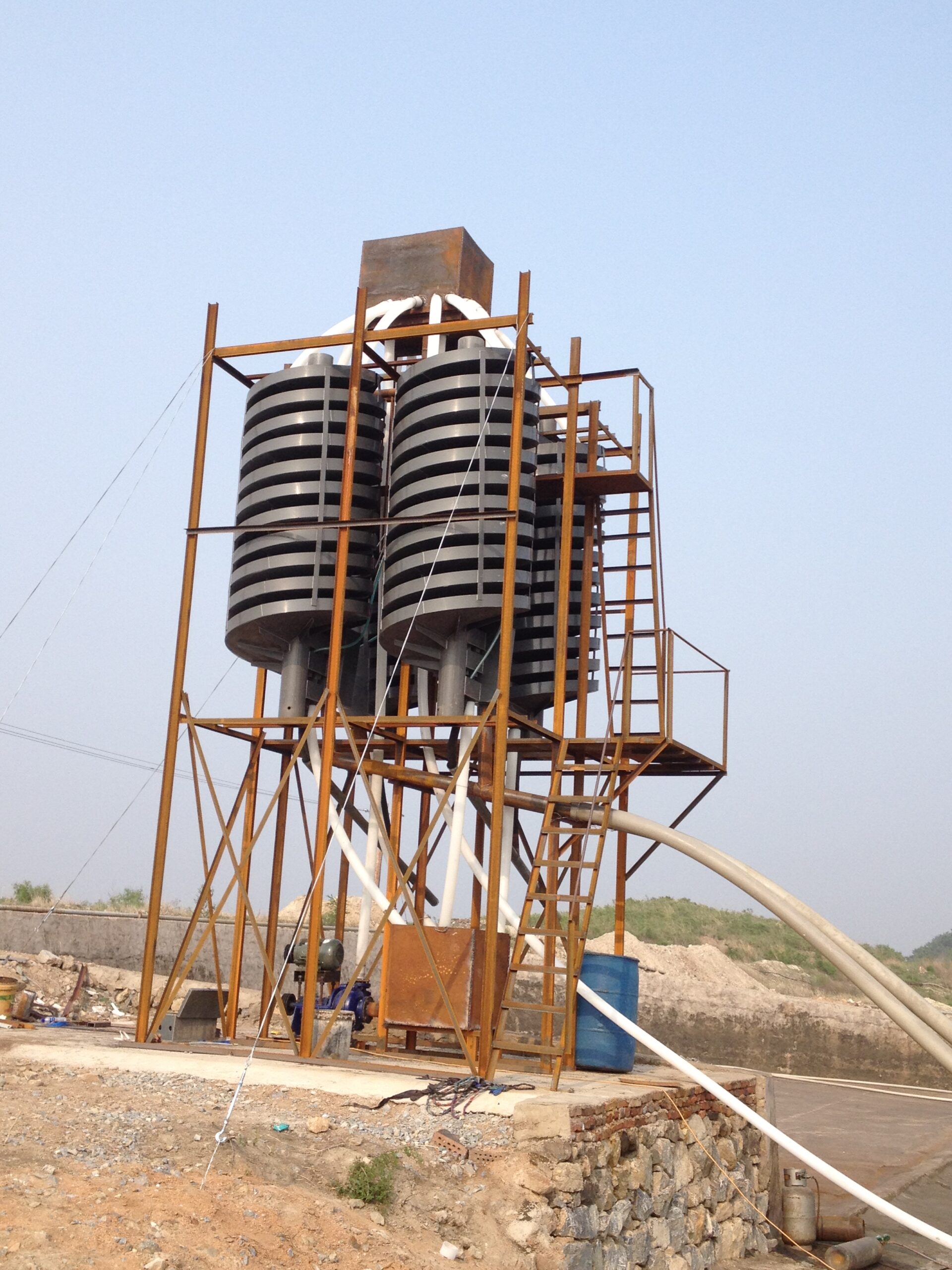 试验玻璃钢螺旋溜槽